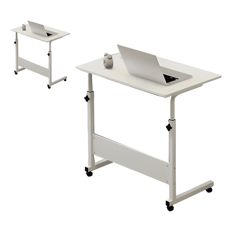 MESA PARA PORTATIL LATERALES ALTURA AJUSTABLE MARRON CLARO - 4
