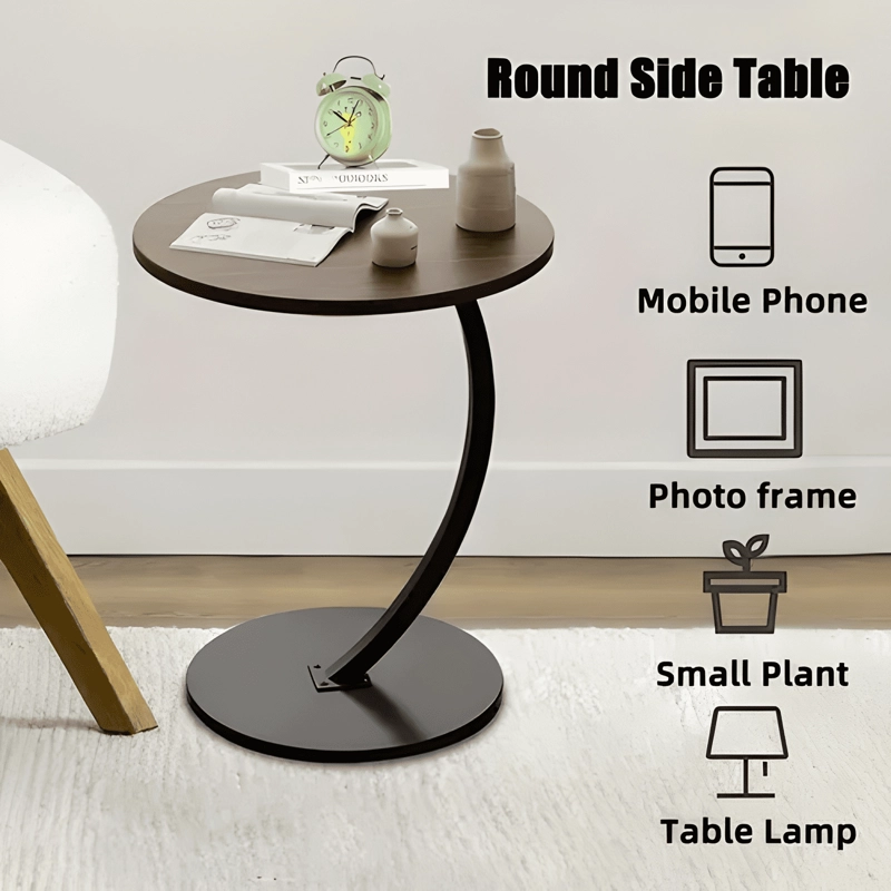 MESA DE CENTRO LATERAL LIVING VANGUARDIA MADERA NACTURAL #1 - 1