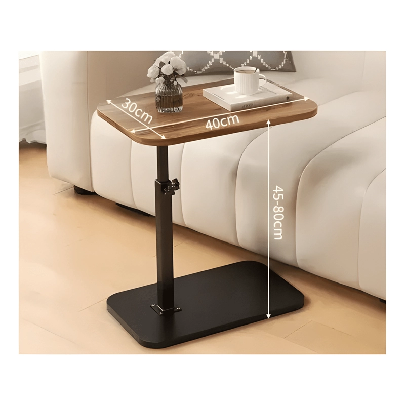 MESA AUXILIAR PARA SOFA Y CAMA LIVING LATERAL CENTRO TIPO C - 2