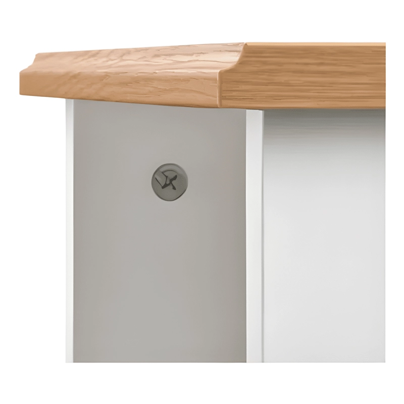 MESA LATERAL AUXILIAR CON ESTANTE 40X32 CM - 4