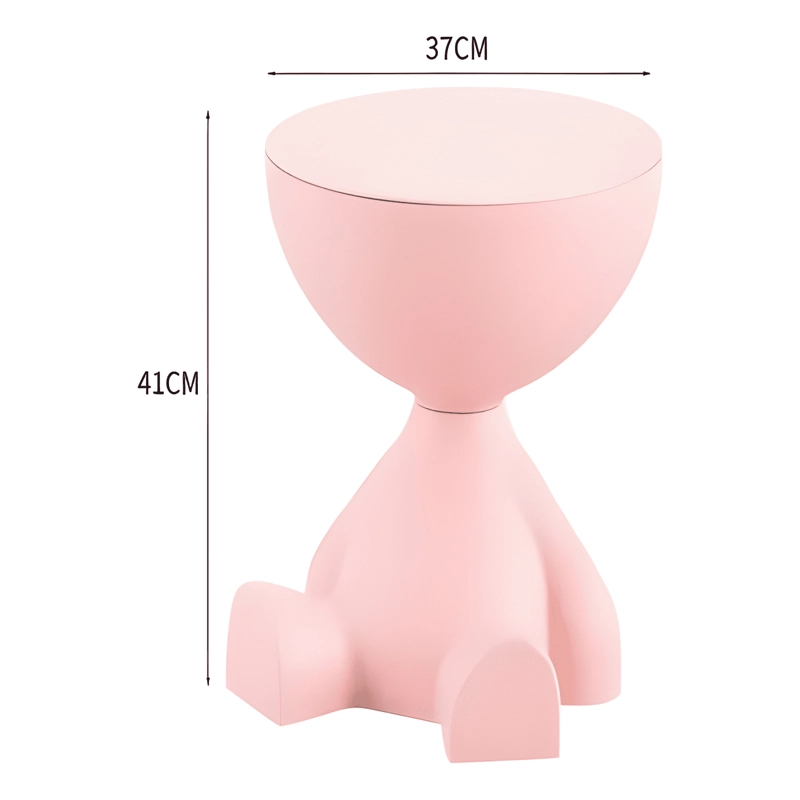 MESA ELEGANTE AUXILIAR ROSA - 1