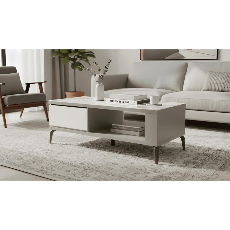 MESA DE CENTERO MODERNA PARA SALA Y HOGAR - 2
