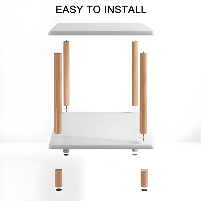 MESA DE RECTANGULAR DOS NIVELES 80X30X53 CM #1 - 4
