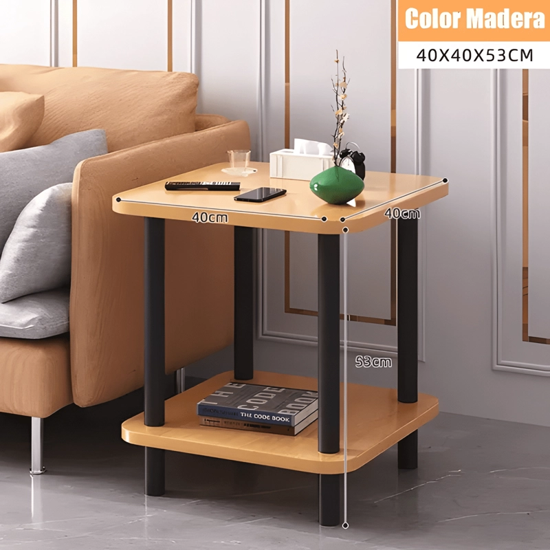 MESA DE CENTRO MINIMALISTA MADERA SALA DE ESTAR AUXILIA #3 - 2