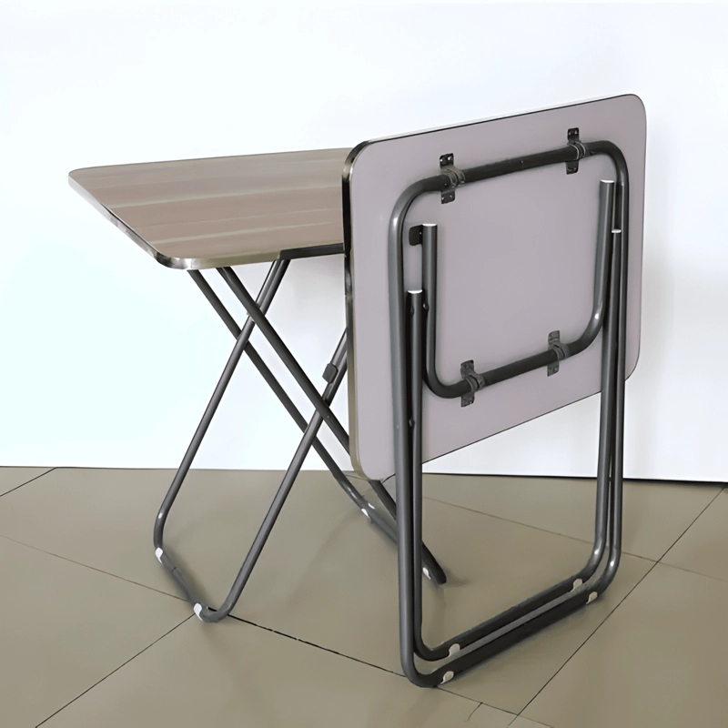 MESA PLEGABLE CUADRADA PARA COCINA TERRAZA PICNIC 70X70CM - 3