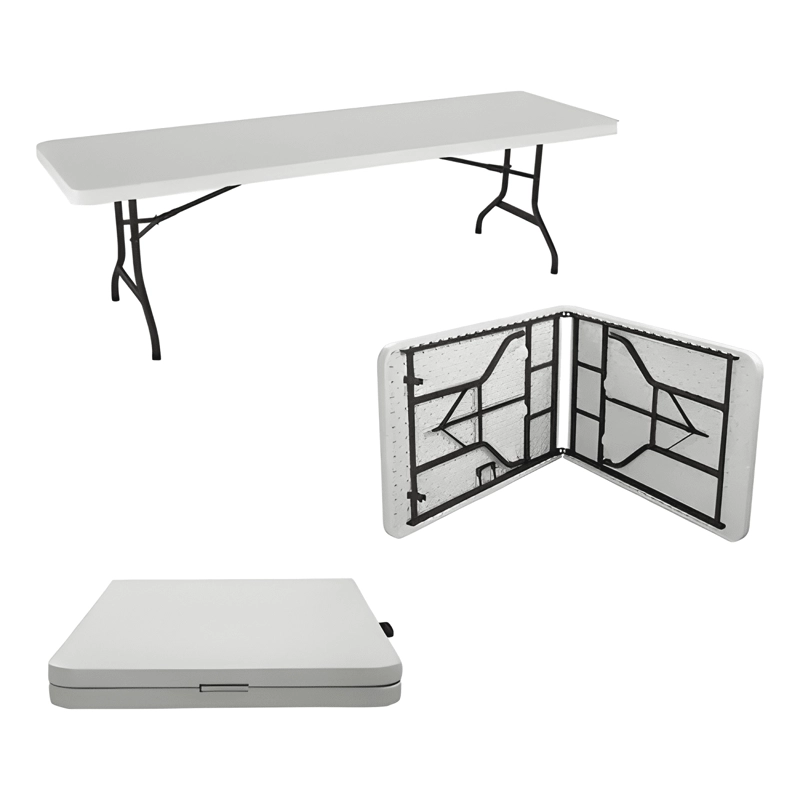 MESA PLEGABLE 1.80 METROS PORTATIL MULTIUSO CAMPING #1 - 1