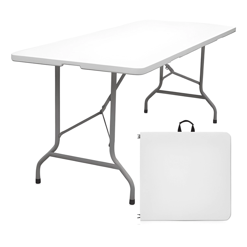 MESA PLEGABLE 1.80 METROS PORTATIL MULTIUSO CAMPING #1 - 3
