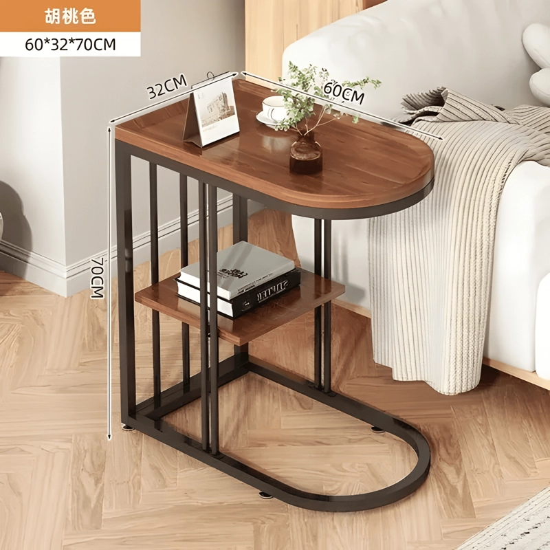 MESA DE CENTRO AUXILIAR DECORATIVA LIVING LATERAL 60X70X32CM - 1