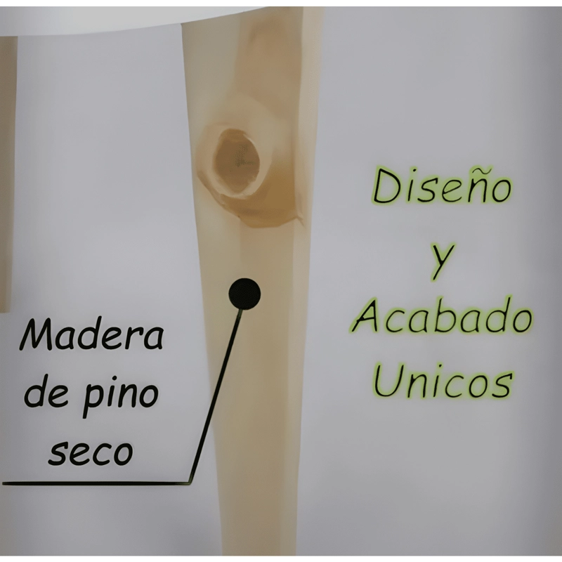 TRIODEMESASMADERA MESACHICA MESASLATERALES DECENTRO RUSTICAS - 2