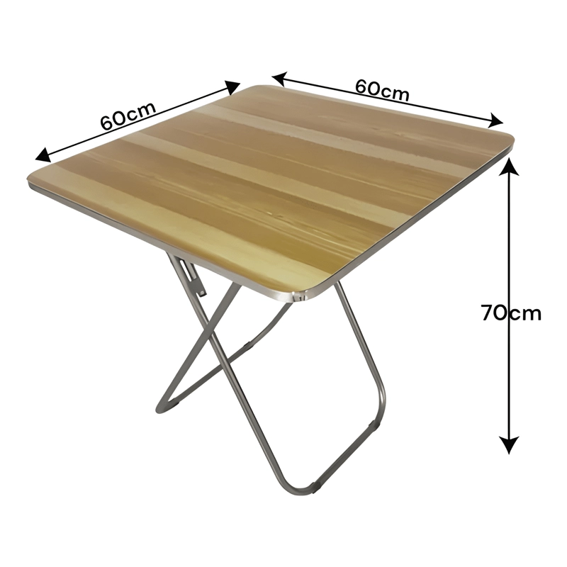MESA DE CENTRO CUADRADA AUXILIAR PEGABLE MESA CENTRO 60CM - 2