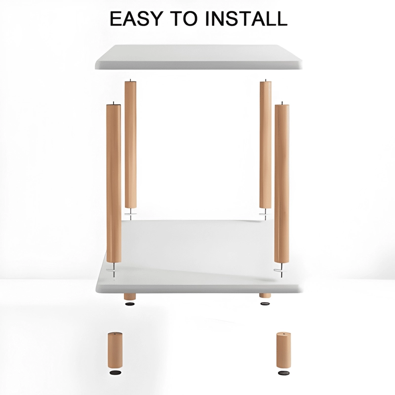 MESA DE RECTANGULAR DOS NIVELES 80X30X53 CM #3 - 4