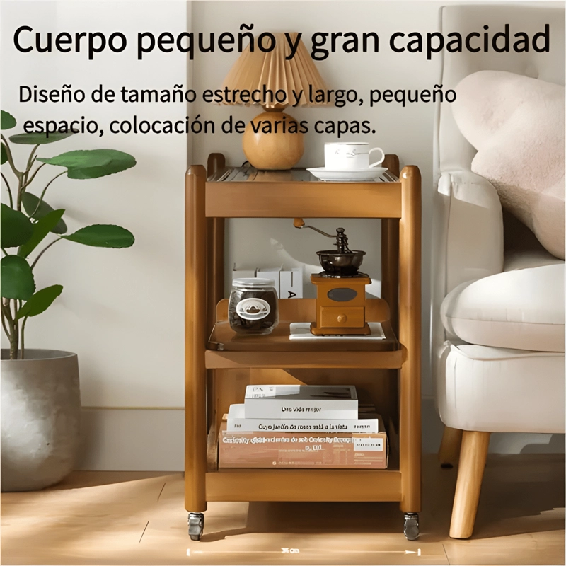 MESA MULTIFUNCIONAL LIVING CON RUEDAS ORGANIZACION - 3