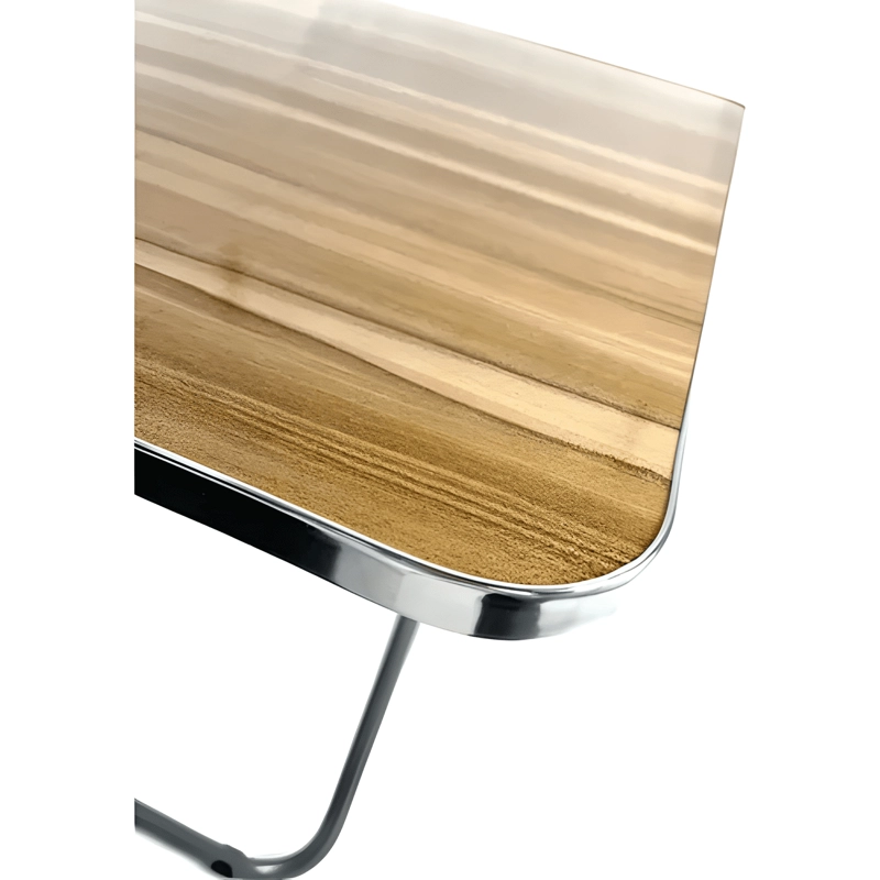 MESA PLEGABLE CUADRADA PARA COCINA TERRAZA PICNIC 60X60CM - 3