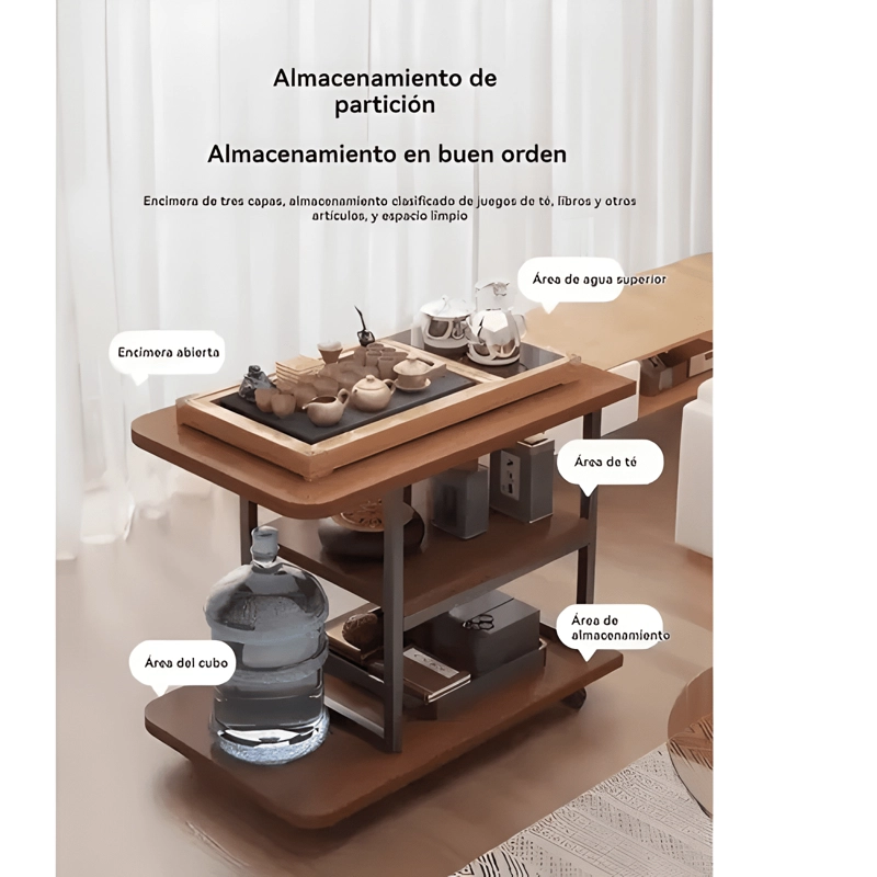 MESA CENTRO 3 NIVELES MESA AUXILIAR DECORATIVA MESA #3 - 4