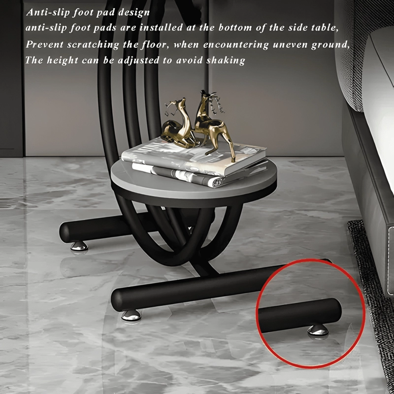 MESA DE CENTRO DE 2 NIVELES MESA AUXILIAR DECORATIVA DE LUJO - 3