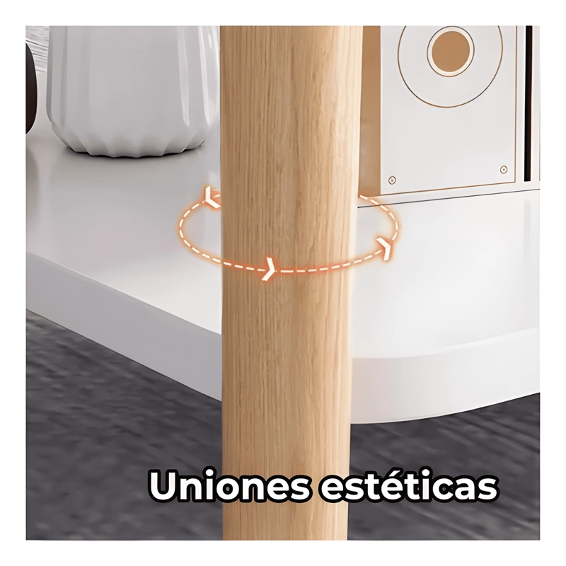 MESA DE CENTRO ELEGANTE PARA SALA CON EFECTO MARMOL - 2