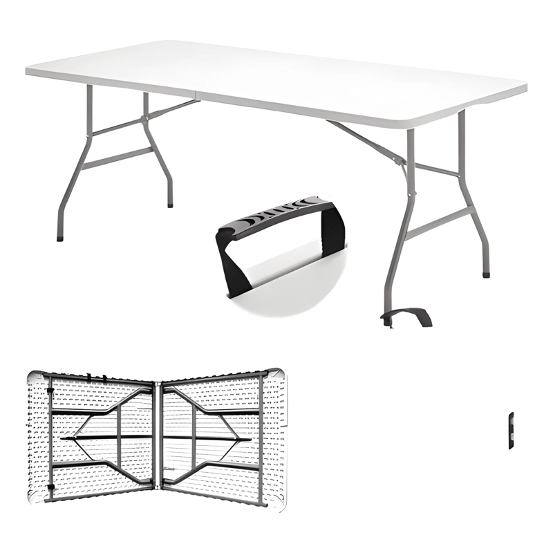 MESA PLEGABLE 1.8 MTS GRANDE TIPO MALETA R1001 - 2