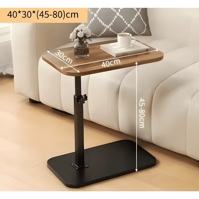 MESA AUXILIAR MODERNA REGULABLE 45-80CM PARA SOFA U #2 - 1