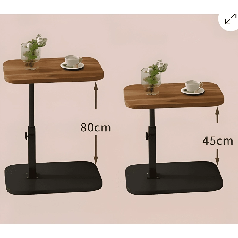 MESA AUXILIAR MODERNA REGULABLE 45-80CM PARA SOFA U #2 - 3