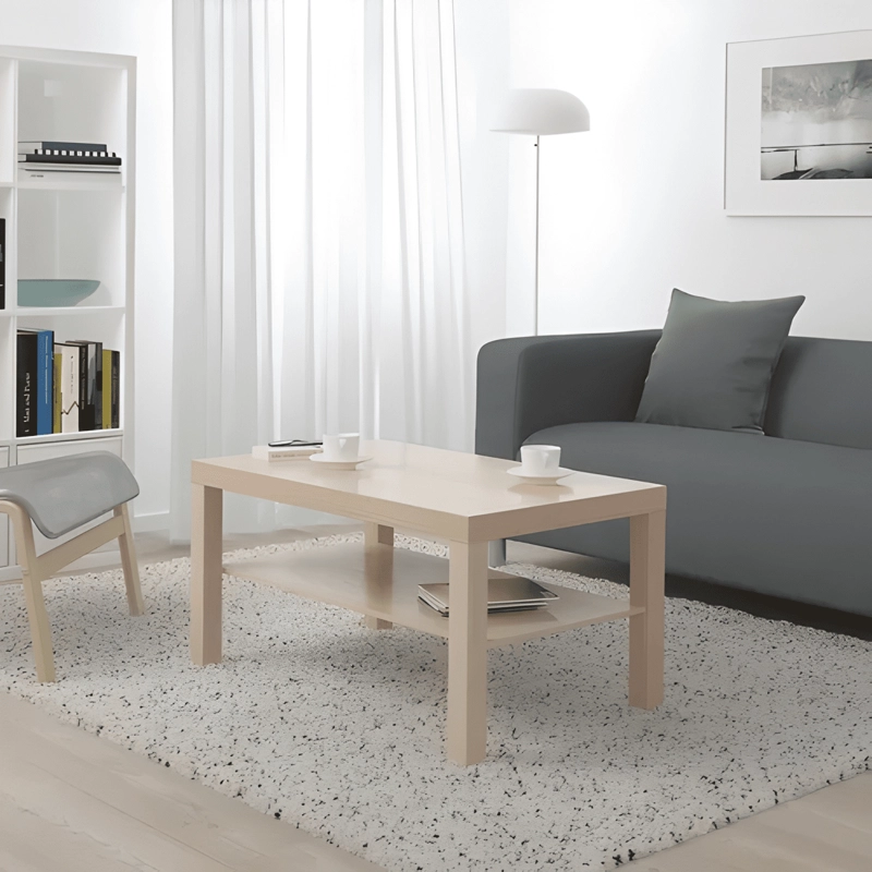 MESA DE CENTRO CON REPISA 90X55 CM LIVING - 1