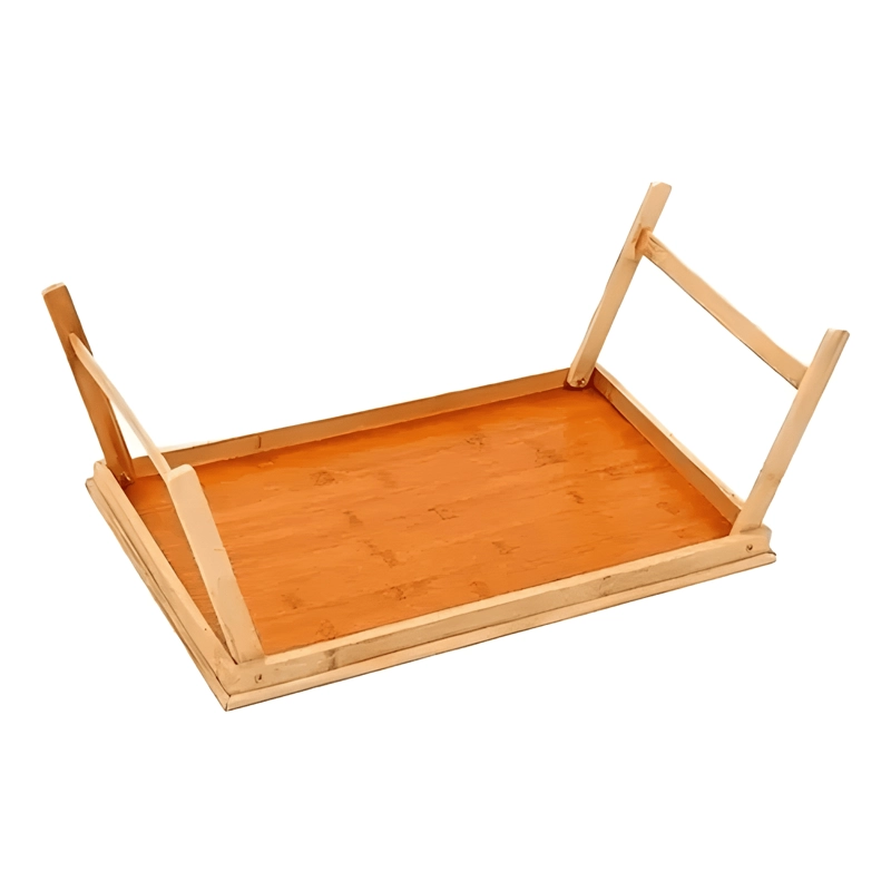 MESA PLEGABLE PARA DESAYUNO MADERA BAMBOO - 1