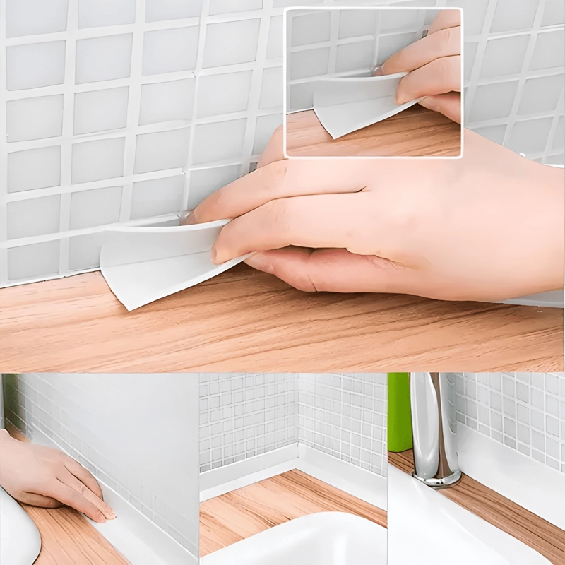 TIRA SELLADO BAÑO IMPERMEABLE DUCHA LAVABO CALAFATEO #1 - 2