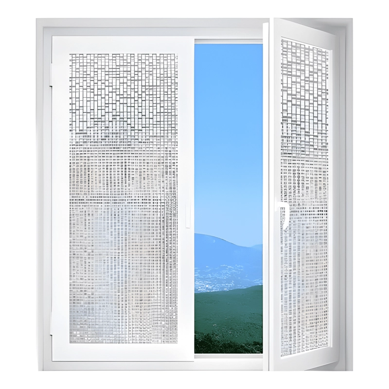 VINILO PARA VIDRIO O VENTANA,EMPAVONADO Y CON DISEÑO2MX45CM - 2
