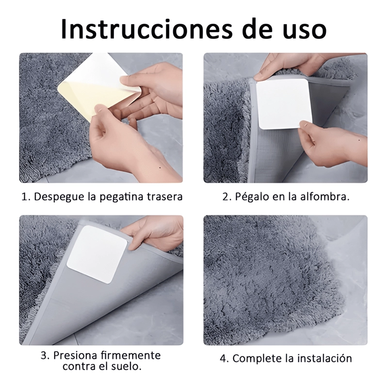ALMOHADILLAS PARA FIJAR ALFOMBRAS ANTIDESLIZANTES PACK X4 #1 - 3
