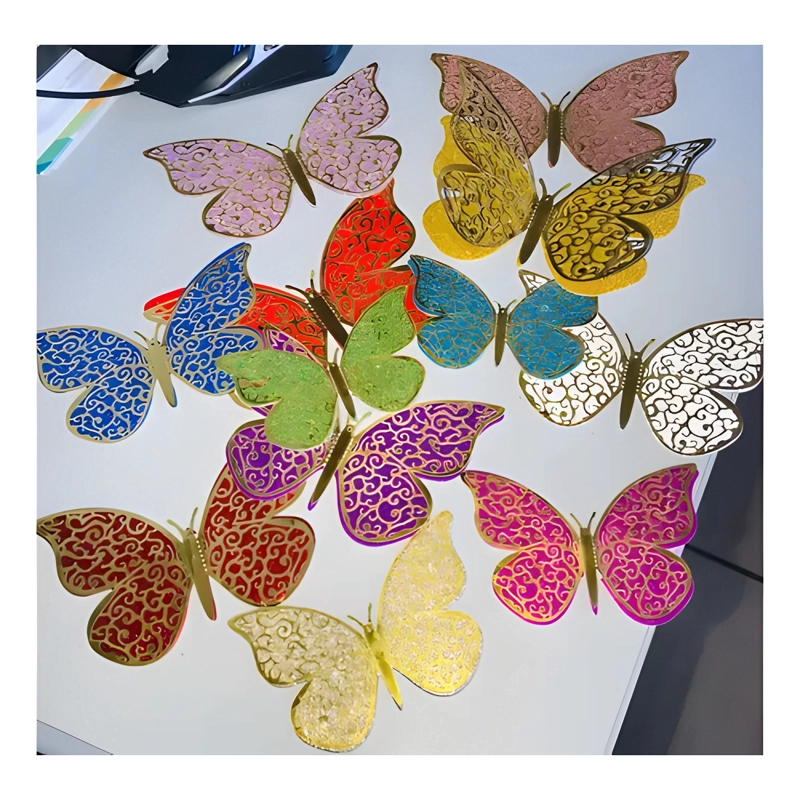 PEGATINAS MARIPOSAS 3D G.I DECORACION HOGAR APTO PARED - 2