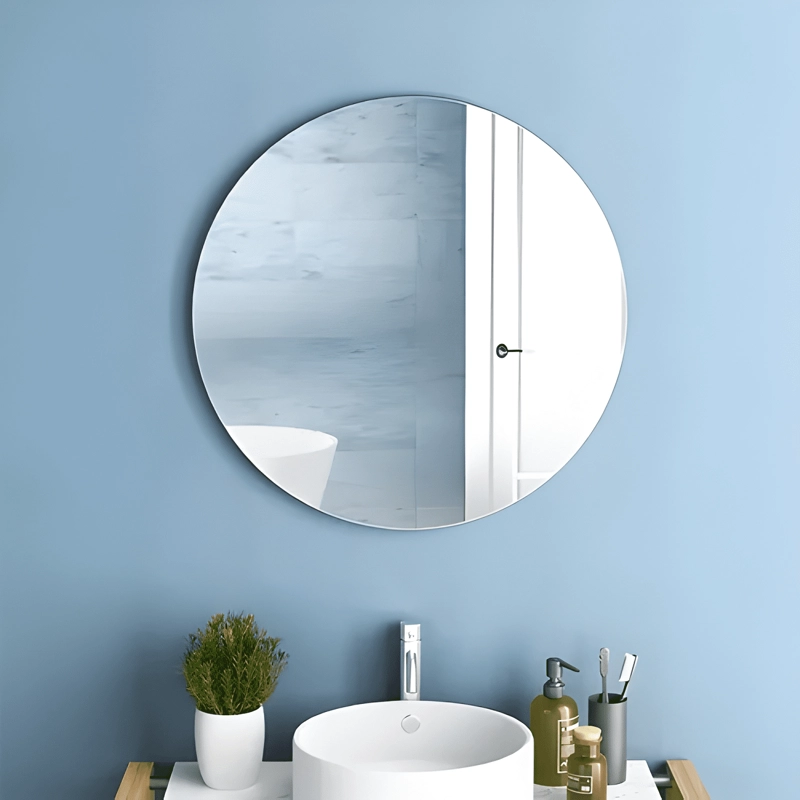X3 VINILO ACRILICO ESPEJO ADHESIVO REDONDO DECORATIVO 30X30 - 4