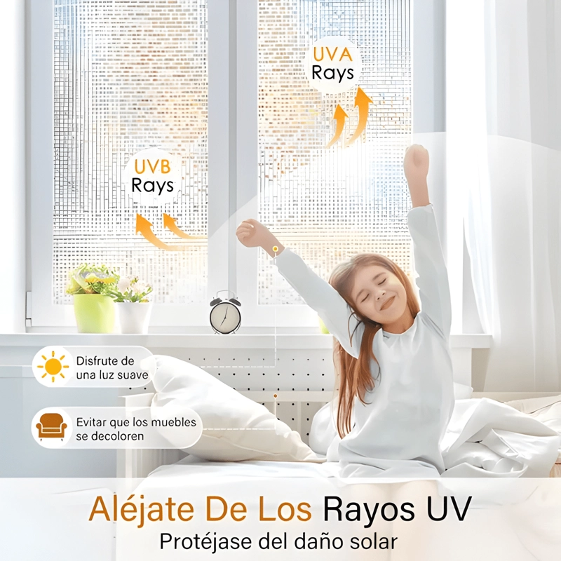 ROLLO VINILO VENTANA VIDRIO 2MTX50CM 3D VARIEDAD DISEÑOS - 3