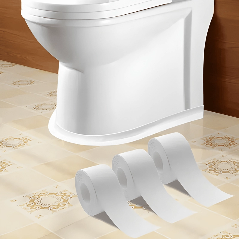 3 PIEZAS CINTA SELLADORA PARA BAÑO, DUCHA, LAVABO, BLANCO - 2