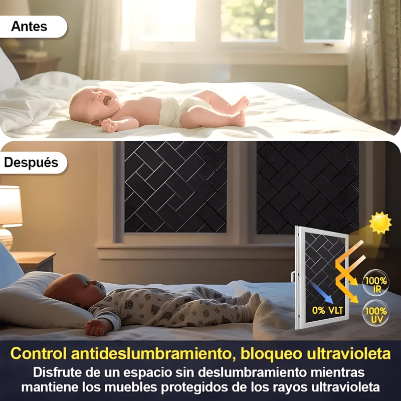 EMPAVONADO PARA VIDRIOS PRIVACIDAD OPACO FILM 45CM*10M - 3