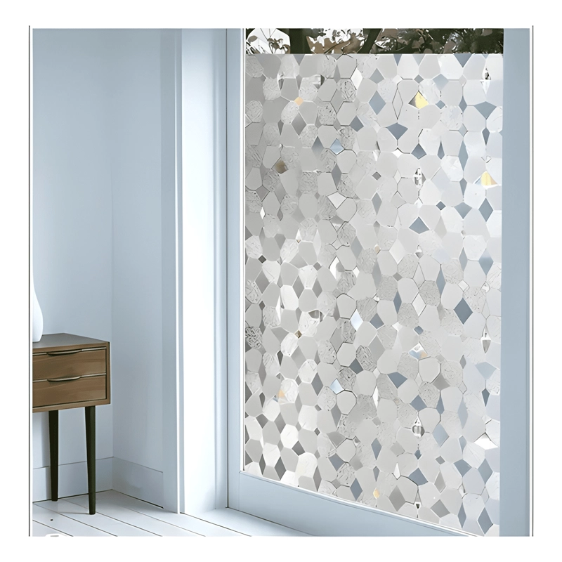 ROLLO VINILO VENTANA VIDRIO 2MT*45CM PRISMA 3D PRIVACIDAD - 4