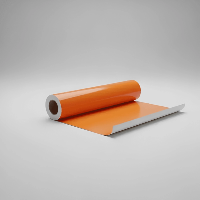 VINILO ADHESIVO DE CORTE DECORATIVO BRILLANTE DE 30 NARANJA - 2