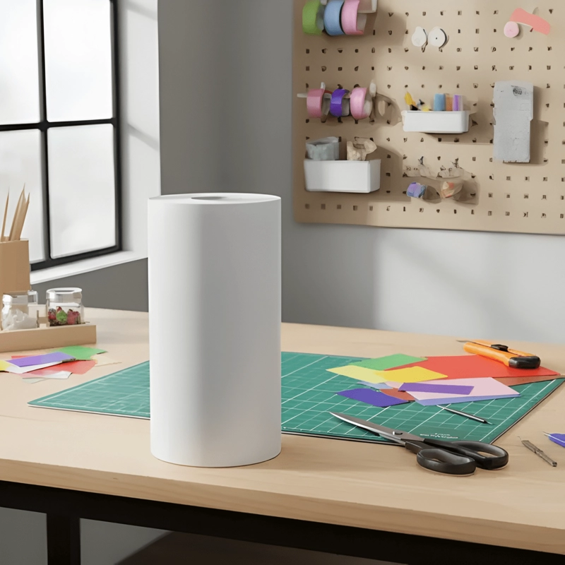 VINILO AUTOADHESIVO 30 CM X 5 METROS BLANCO MATE - 4