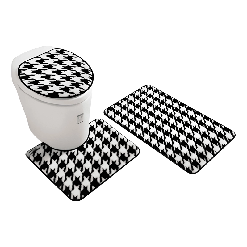 JUEGO DE ALFOMBRAS DE BAÑO 3 PIEZAS SUAVES Y ABSORBENTES #13 - 2