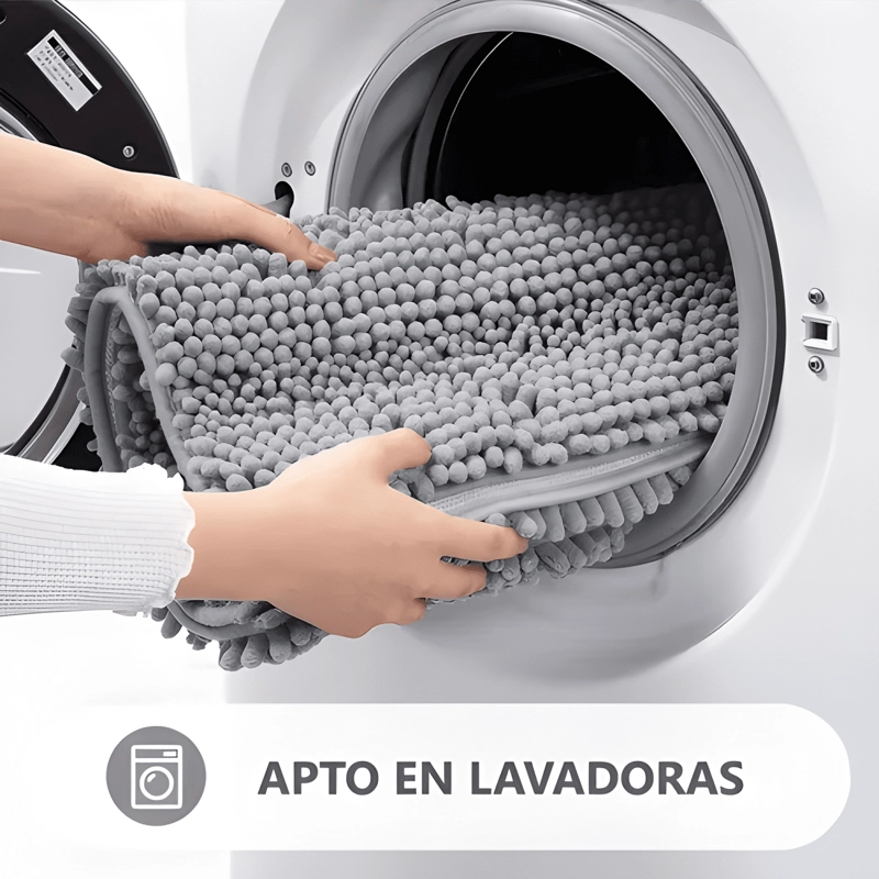 TAPETE ALFOMBRILLA DE BAÑO SUPER ABSORBENTE PISO TINA #1 - 3
