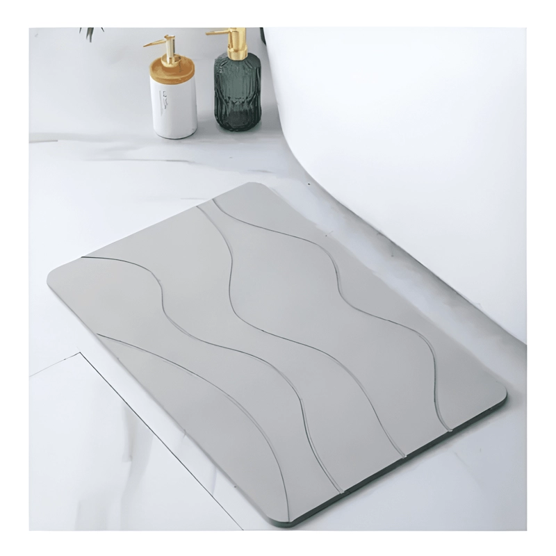 BAJADA DE BAÑO ULTRA ABSORBENTE RIGIDA DUCHA SECADO RAPIDO - 2