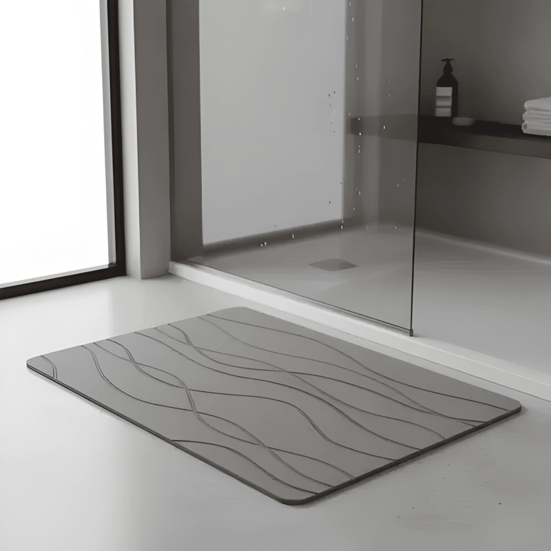 BAJADA DE BAÑO ULTRA ABSORBENTE RIGIDA DUCHA SECADO RAPIDO - 3