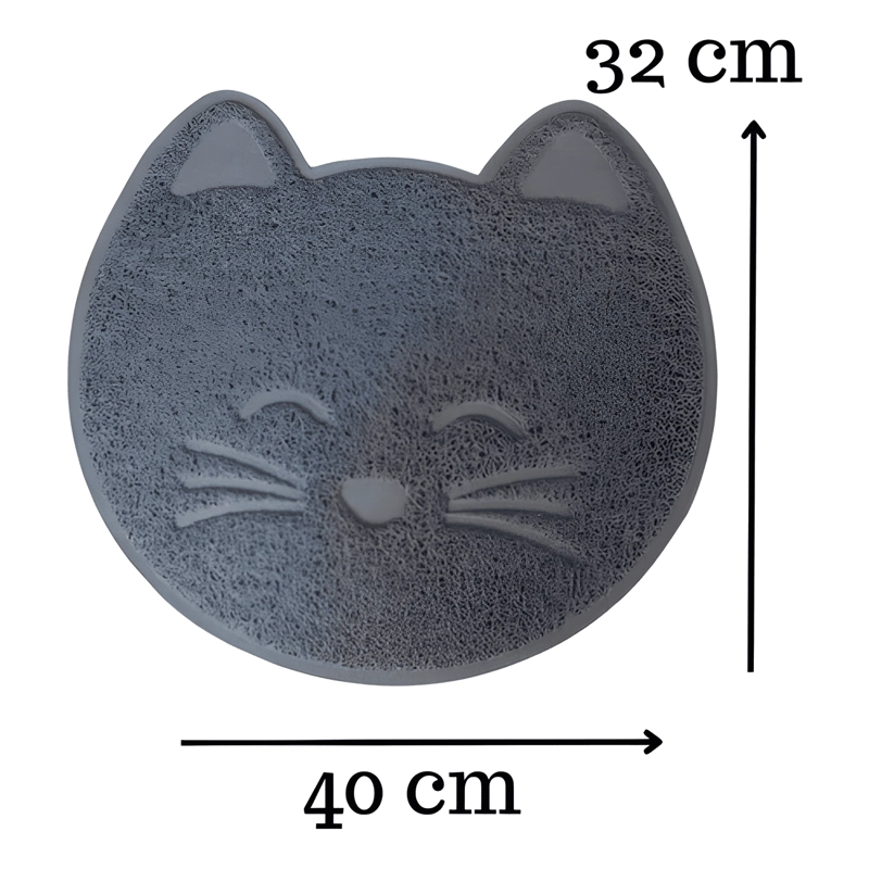 ALFOMBRA TAPETE DISEÑO GATITO ANTIDESLIZANTE PARA MASCOTAS - 1
