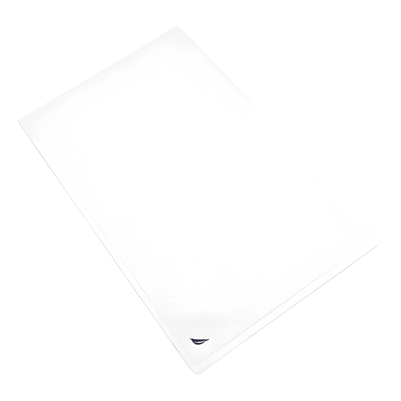 TOALLA DE PISO 100% ALGODON LOGO 46X76CM AZUL - 1