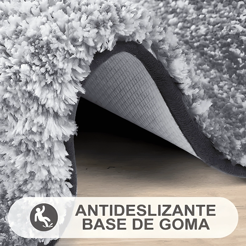 ALFOMBRA DE BAÑO DE MICROFIBRA ABSORBENTE EXTRASUAVE GRIS #1 - 2