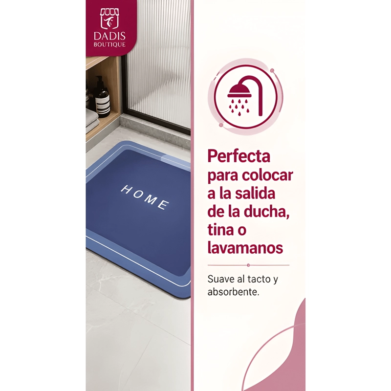 ALFOMBRAS PARA BAÑO 2 BAJADA DE BANO SUPER ABSORBENTE #1 - 2