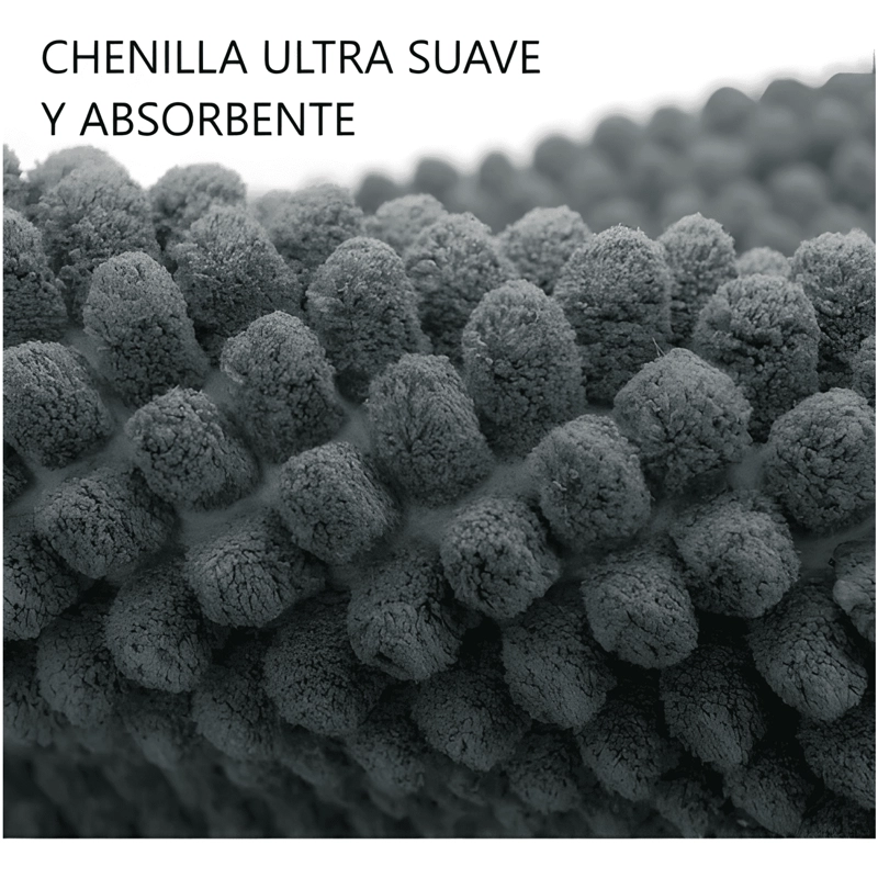 TAPETE ALFOMBRILLA DE BAÑO SUPER ABSORBENTE PISO TINA #7 - 3