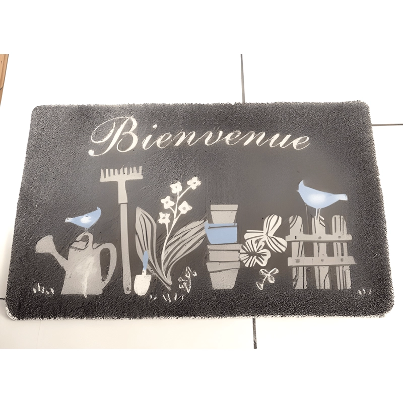 LIMPIAPIE S ANTIDESLIZANTE PVC 40X60 CM DISEÑO GEOME TRICO - 4