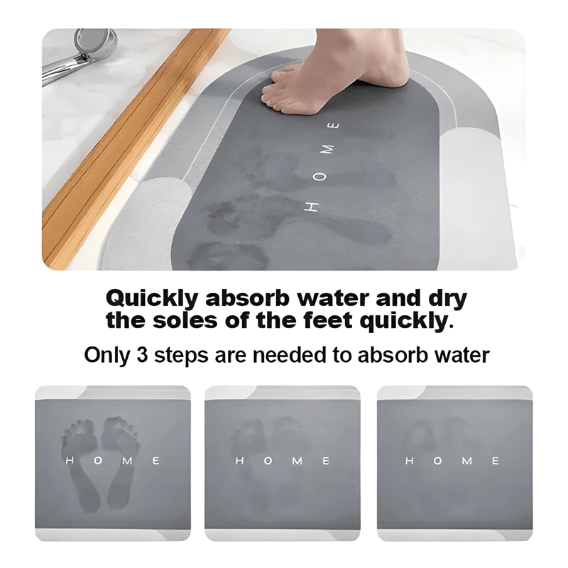 ALFOMBRA DE BAÑO ANTIDESLIZANTE SUPER ABSORBENTE #21 - 4
