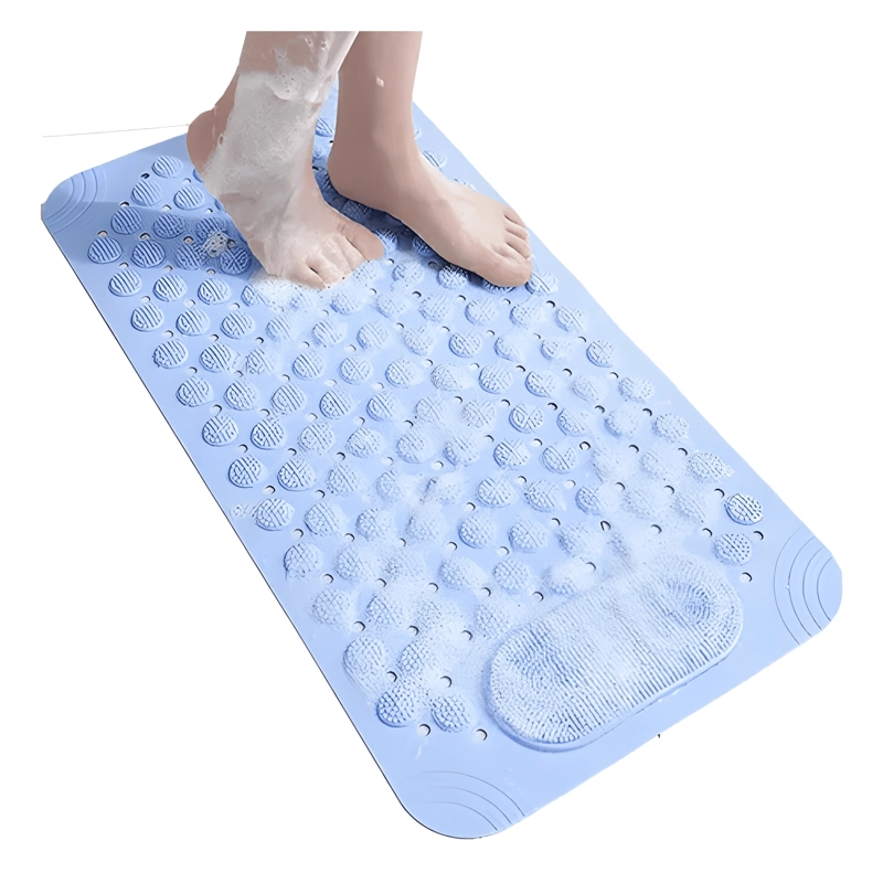 TAPETE GOMA ANTIDESLIZANTE PISO DE DUCHA BAÑO 36×69CM - 1