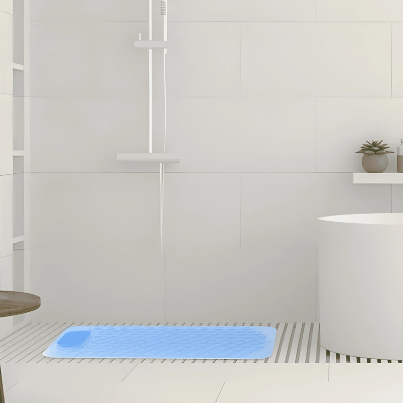 TAPETE GOMA ANTIDESLIZANTE PISO DE DUCHA BAÑO 36×69CM - 3