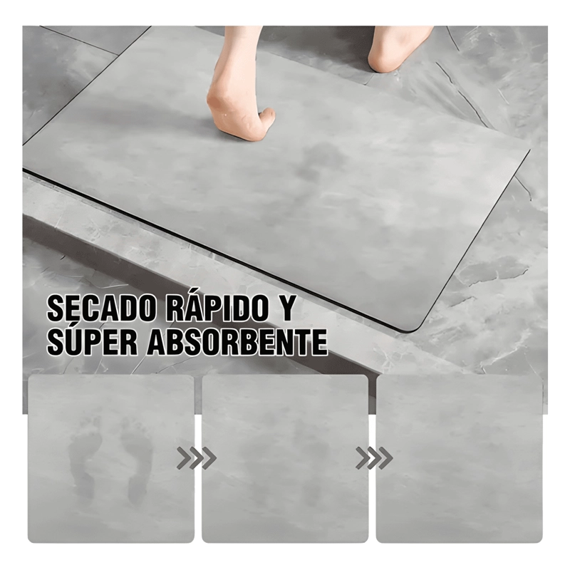 ALFOMBRA DE BAÑO RECTANGULAR 40X60 CM ABSORBENTE RAPIDA - 1